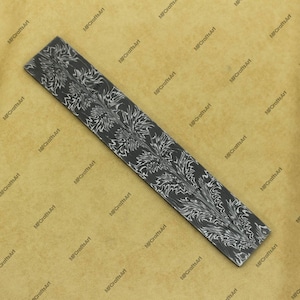 Custom Handmade Damascus steel Feather Billet Bar for Knife Making, Blank Blades Billet, Damascus Billet, Bush Craft Tools Making Knife