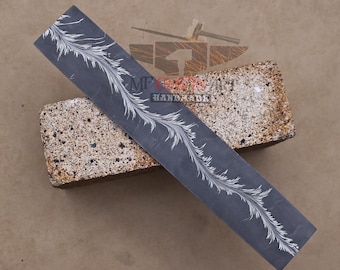 12" Handmade Damascus Steel Advanced Snake Pattern Billet, For Knife Making, Blank Blade, Damascus Billets, Damascus steel Knives