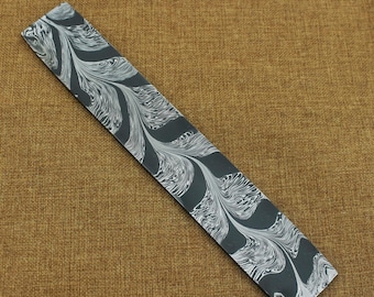 Handmade Damascus Steel Snake Feather Billet Bar, Knife Making Supplies, Damascus Billets, Damascus Steel Knife Making,