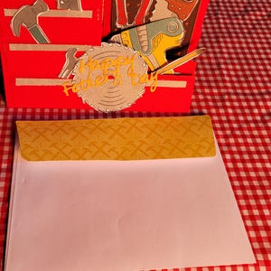 Caixa de ferramentas vermelha, cartão de dia dos pais, caixa de ferramentas, personalizável e enviado para você!