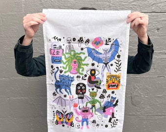 Tea Towel / Beautiful Monsters