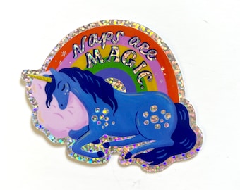 Naps Are Magic Vinyl Sticker