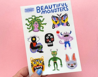 Beautiful Monsters Sticker sheet