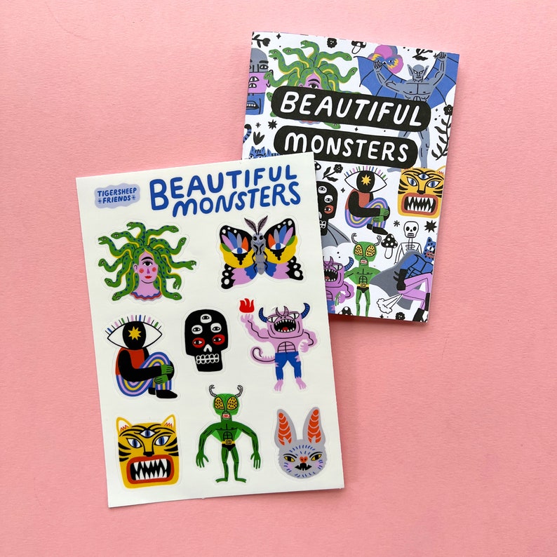 Beautiful Monsters Sticker sheet image 4