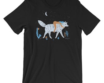 Direwolf and lady Short-Sleeve Unisex T-Shirt