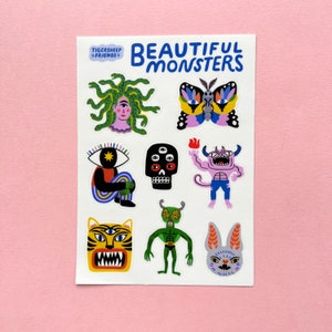 Beautiful Monsters Sticker sheet image 2