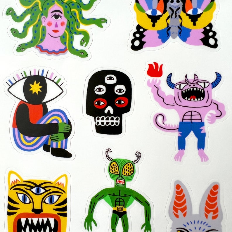 Beautiful Monsters Sticker sheet image 9