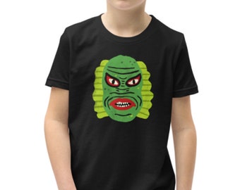 Creature From The Black Lagoon Youth Short Sleeve T-Shirt by Colin Walsh