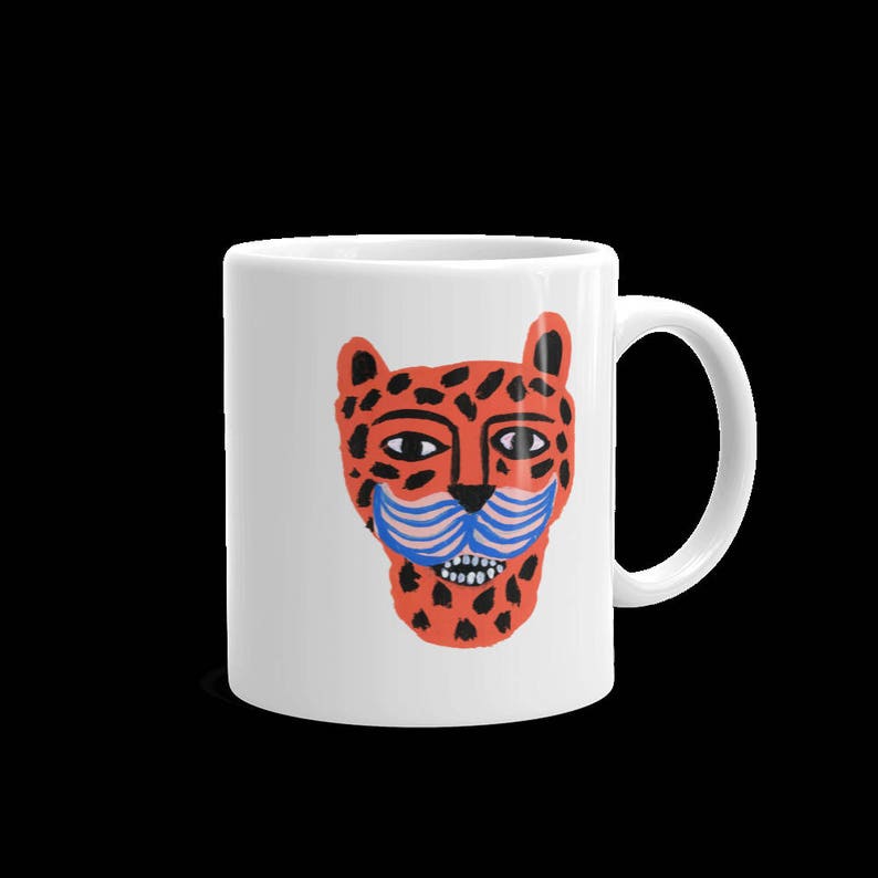 LeoPard Mug Mug by Colin Walsh image 3