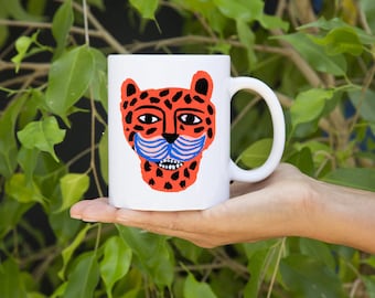 LeoPard Mug Mug by Colin Walsh