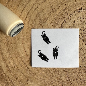 Tampon Cul de chat. Tampon à encre Derrière de chat. Tampon grossier cat butt. Tampon drôle cul de chat. Tampon pour livres
