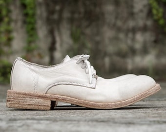 Handgjorda Goodyear Retro Derbyskor Unisex Stortå Läder Vintage Old-School