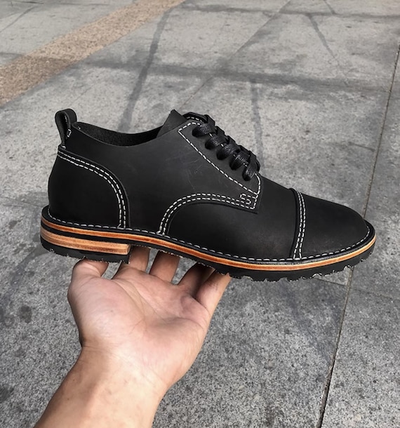 Scarpe Goodyear in pelle con lacci scarpe casual originali in