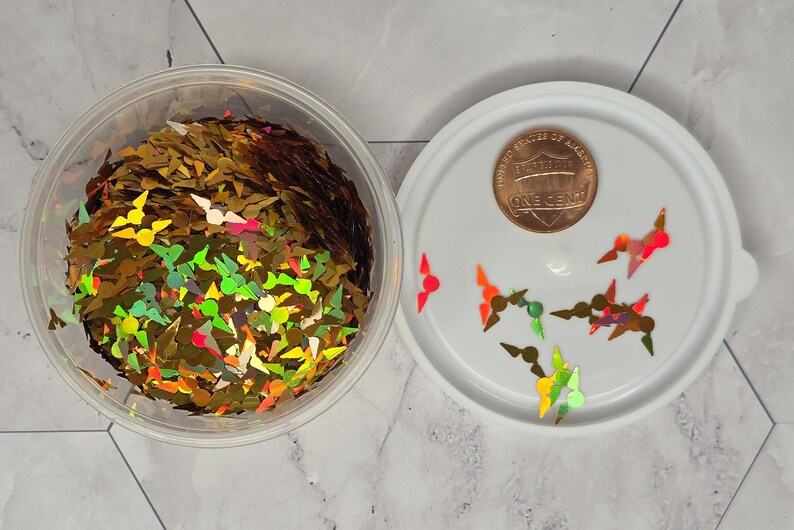 READY TO SHIP-Glitter 1/2, 1 or 2 oz-Hemp Leaf-Flamingo-Palm Trees-Northern Star-Fall Leaves-Snitch-Triangle-Lightning Bolt-Heart-Latte HP Snitch