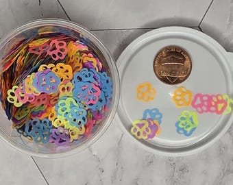 Shape Glitter Mix, Dollar Sign, Flames, Paws, Resin Art, Nail Art-READY TO SHIP