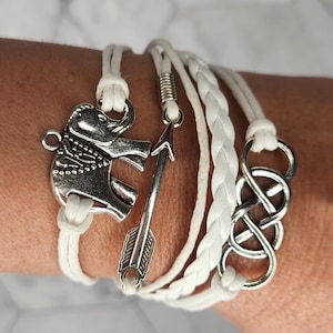 READY TO SHIP-Chic Faux Leather Friendship Arm Candy