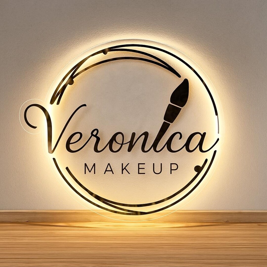 Custom Led Backlight Sign Logo Custom LED Backlit Acrylic Logo Sign: Business & Event Signage - Etsy