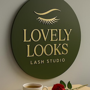 Acrylic Business Logo Sign, custom design Logo Sign, Custom Personalized Logo Sign, Custom Logo Sign, Business Rounded sign, business Logo,