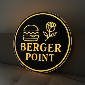 Custom Acrylic Business Sign, 3D Blush Round Business Sign, Salon Logo Sign, Salon Décor, Office Store front, Wall Décor For Office