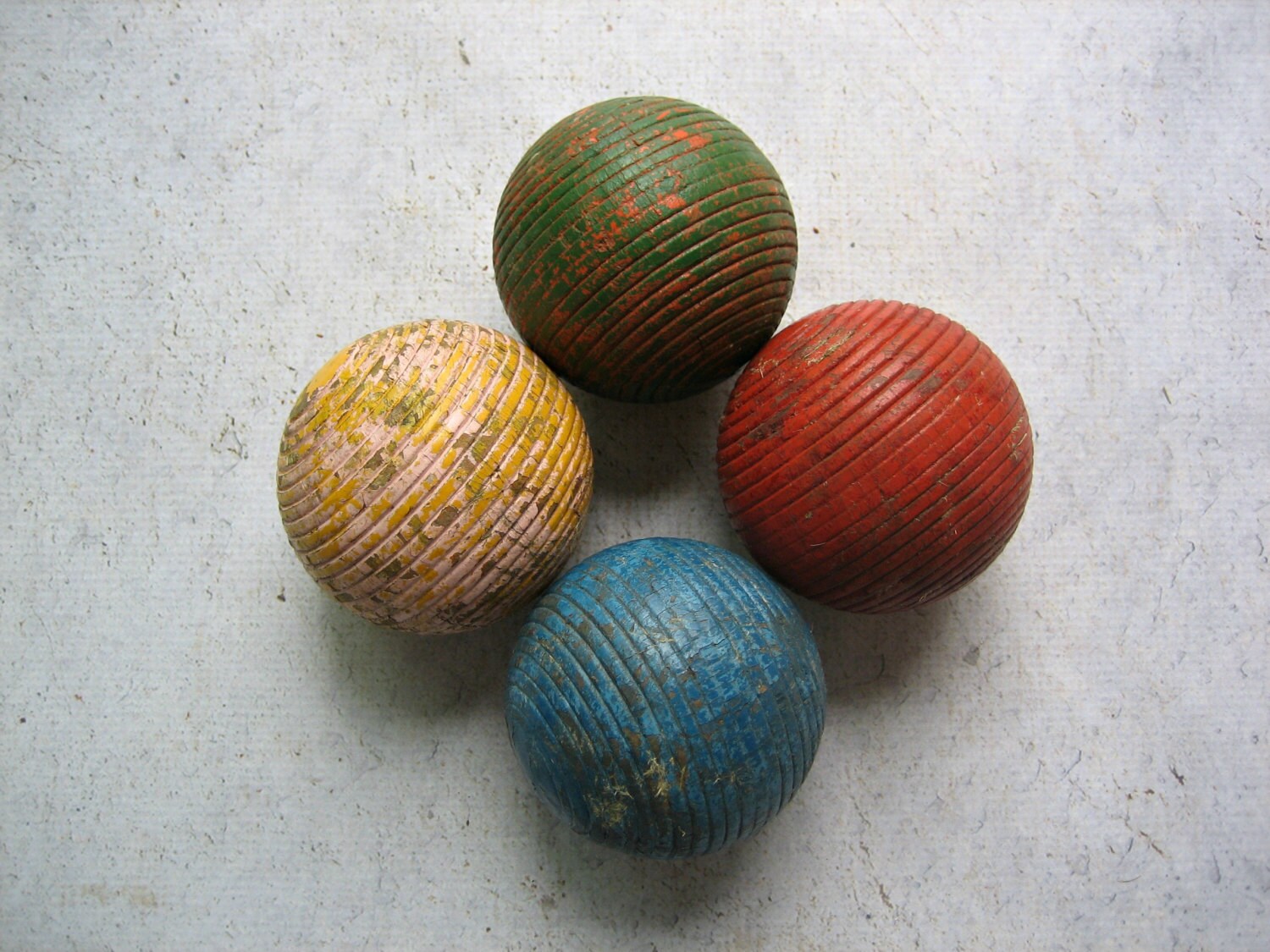 Vintage Croquet Balls Etsy