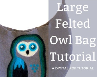 PDF Felting Tutorial. Felted Bag (Advanced Beginner)