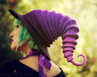 witch or wizard felted hat tutorial etsy