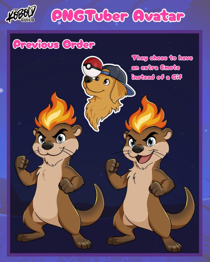 Streaming Pngtuber | Custom Reactive Character Art - Etsy