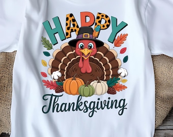 Thanksgiving Türkei PNG, Herbstferien Türkei Design, Thanksgiving-Shirt Grafik, Herbst Türkei Shirt Design, Premium Herbst, digitaler Download