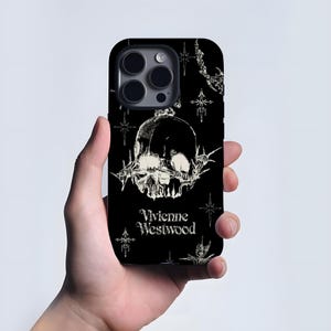 Grunge Phone Case Black Themed Rock Music Lover Phone Cover for iPhone 17 16 15 14 13 12 11 Pro Max and Samsung Galaxy S23 S22 S21 S20 Ultra