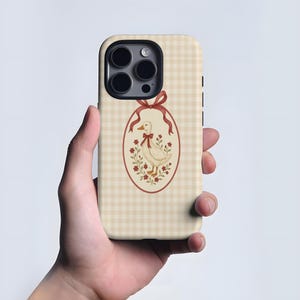 Duck Phone Case Silly Goose Animal Cover fit for iPhone 16 Pro Max 15 14 13 12 11 XS Plus Samsung S25 S24 A55 A54 Animals Goose