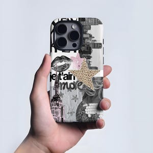 新しいコラージュケース、ディスコボールカバーユニークなプリントデザイン iPhone 17、16、15、14、13、12、11 Pro Max、Plus、Samsung Galaxy S23、S22、S21、S20Ultra