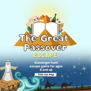 Passover Escape Room Printable – Fun & Educational Pesach Game for Kids!