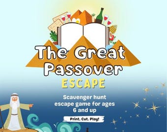 Passover Escape Room Printable – Fun & Educational Pesach Game for Kids!