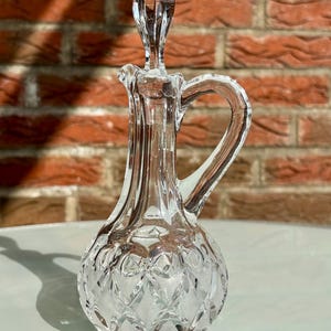Nachtmann Bleikristall Karaffe mit Henkel – Perfekt für Vodka & Spirituosen