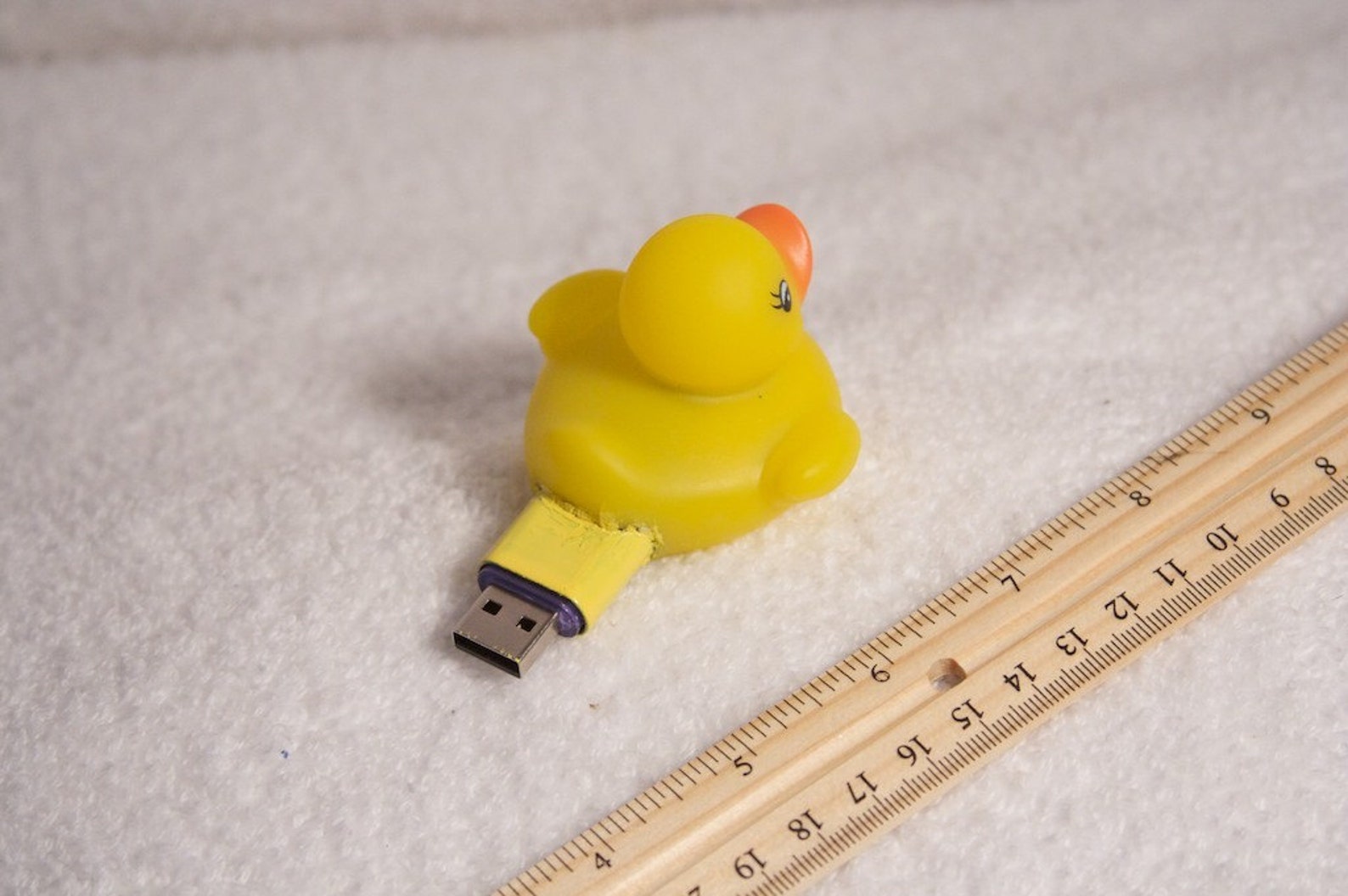 2GB Yellow USB Rubber Duck Flash Drive Etsy