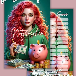 Dashboard emergency fund cover sheet divider budget for the A6 binder printed with tracker budgeting envelope method