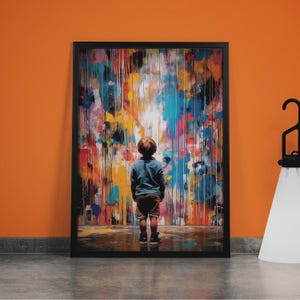 Urban Graffiti Canvas Print: Modern Pop Art Wall Decor