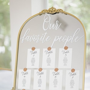 Segnaposto per matrimonio, segnaposto romantico, modello di cartello Trova il tuo posto sospeso, grafico dei posti a sedere da tavolo STAMPABILE, MODIFICA in CANVA