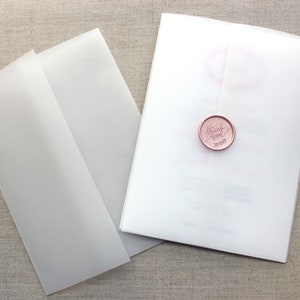 Vellum Wrap For 5 x 7 Invitations Vellum Jackets Vellum Paper Supplies Vellum Invitation Wrap Wedding Paper Supplies