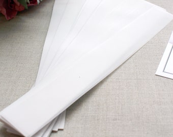 Vellum Wraps, Vellum Belly Bands for 5 x 7 Invitations, Diy Wedding Invitation Supplies Vellum Wrap for Invitations