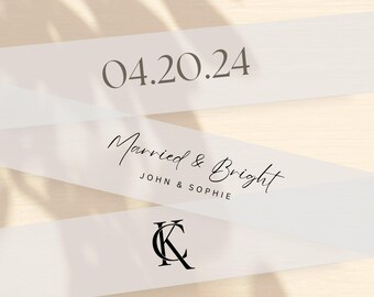 DIY Belly Band Design for 5 x 7 Invite, Editable BellyBand Template Custom Invitation Bellyband, Sample Designs Included, EDIT in CANVA