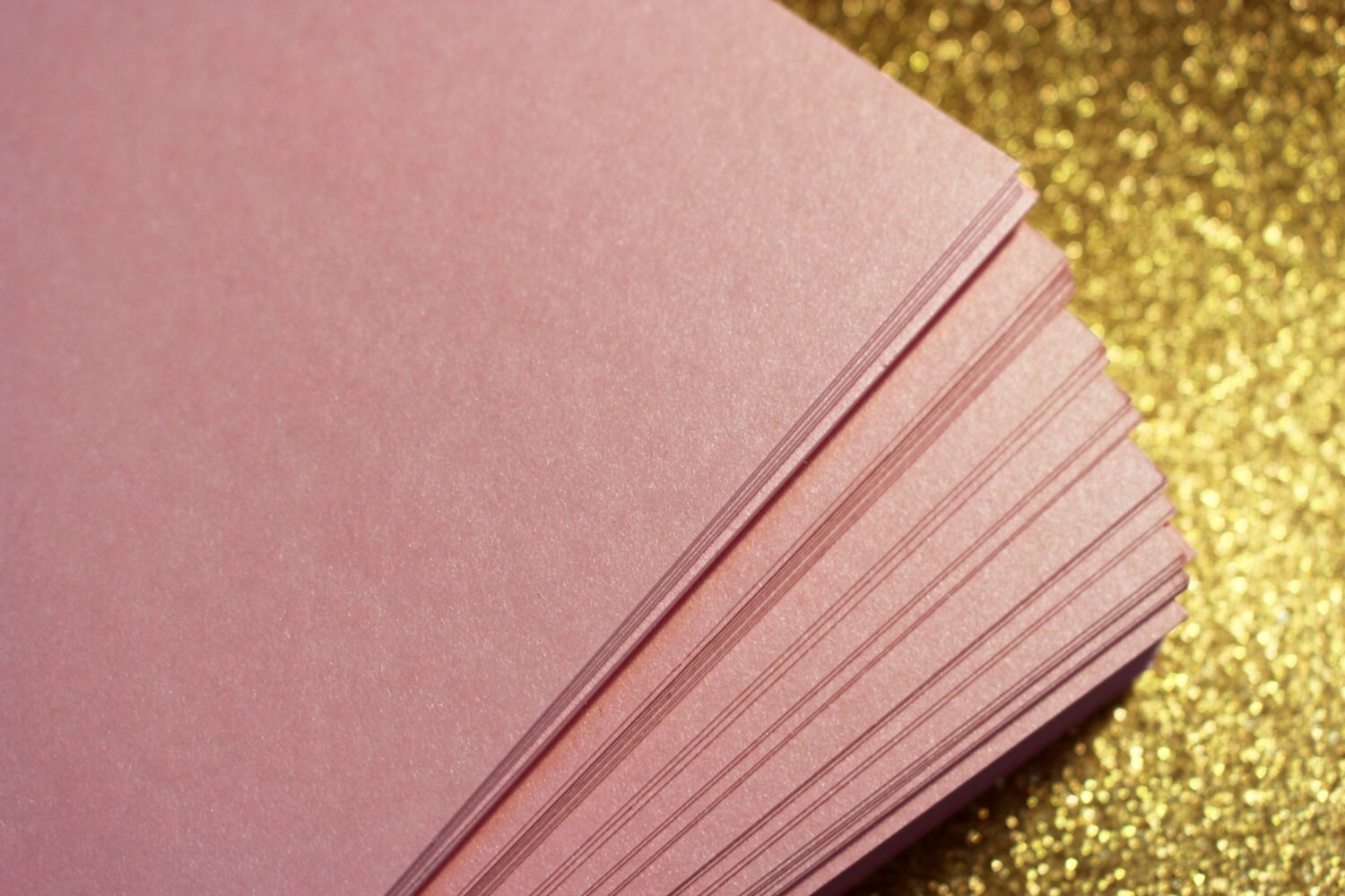 Pink Cardstock 5 x 7 Cardstock Pink Metallic Paper for Etsy