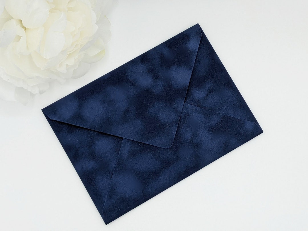 A7 Black Velvet Envelopes (Set of 10) Envelopes by Caroline Russo
