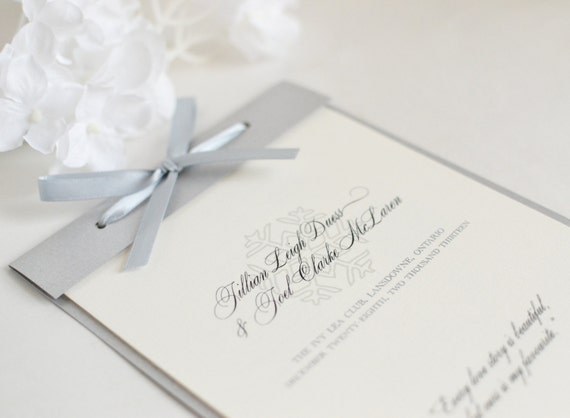 Winter Wedding Programs Snowflake Programs Tiered Wedding Etsy