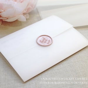 Save the Date Vellum Jackets for A2 Envelopes Vellum Wraps for 5.5 x 4.25 Cards Vellum Paper Supplies Vellum Save the Date Wrap Clear Vellum
