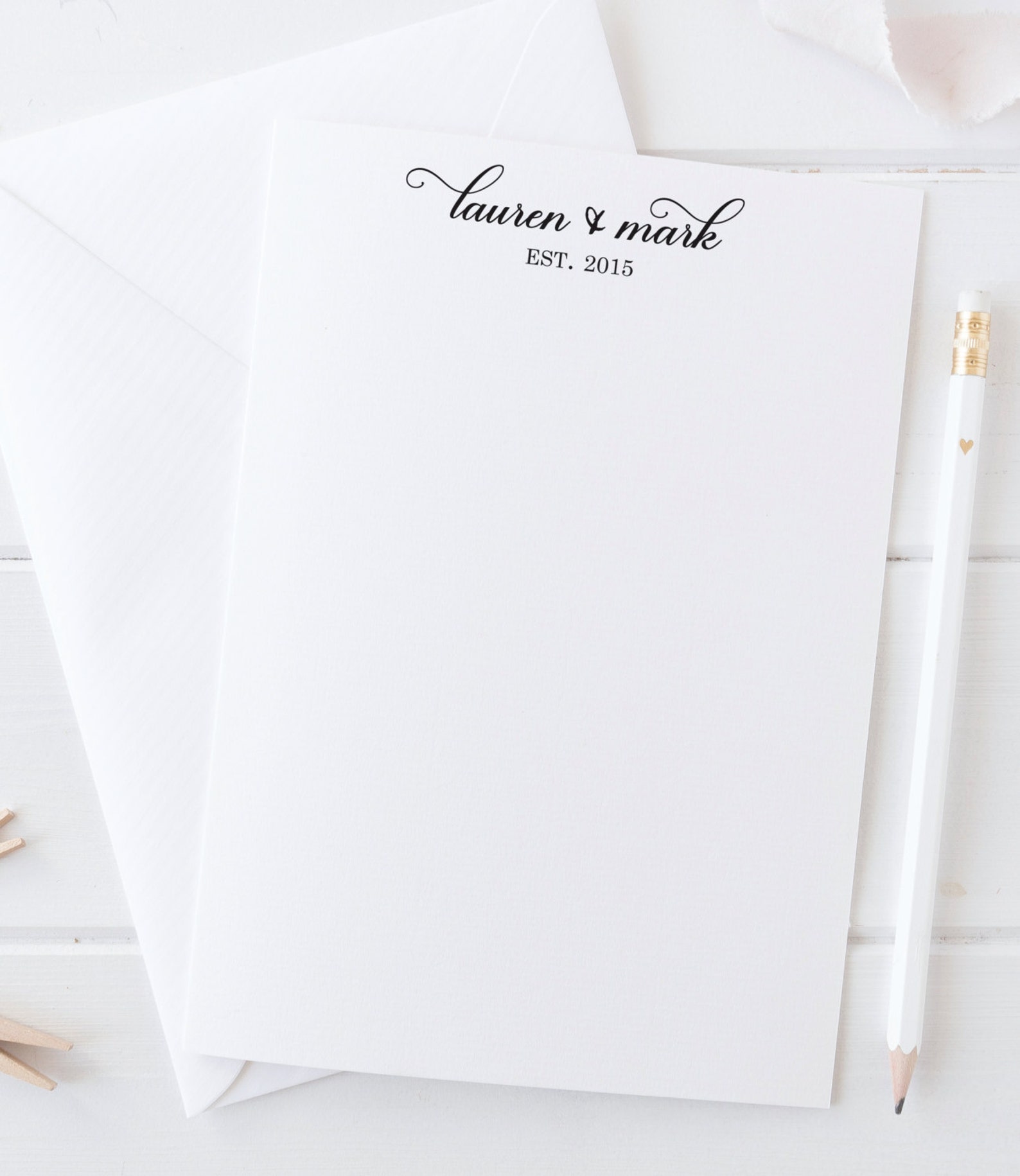 Couples Wedding Stationery Personalized Bridal Stationery Etsy