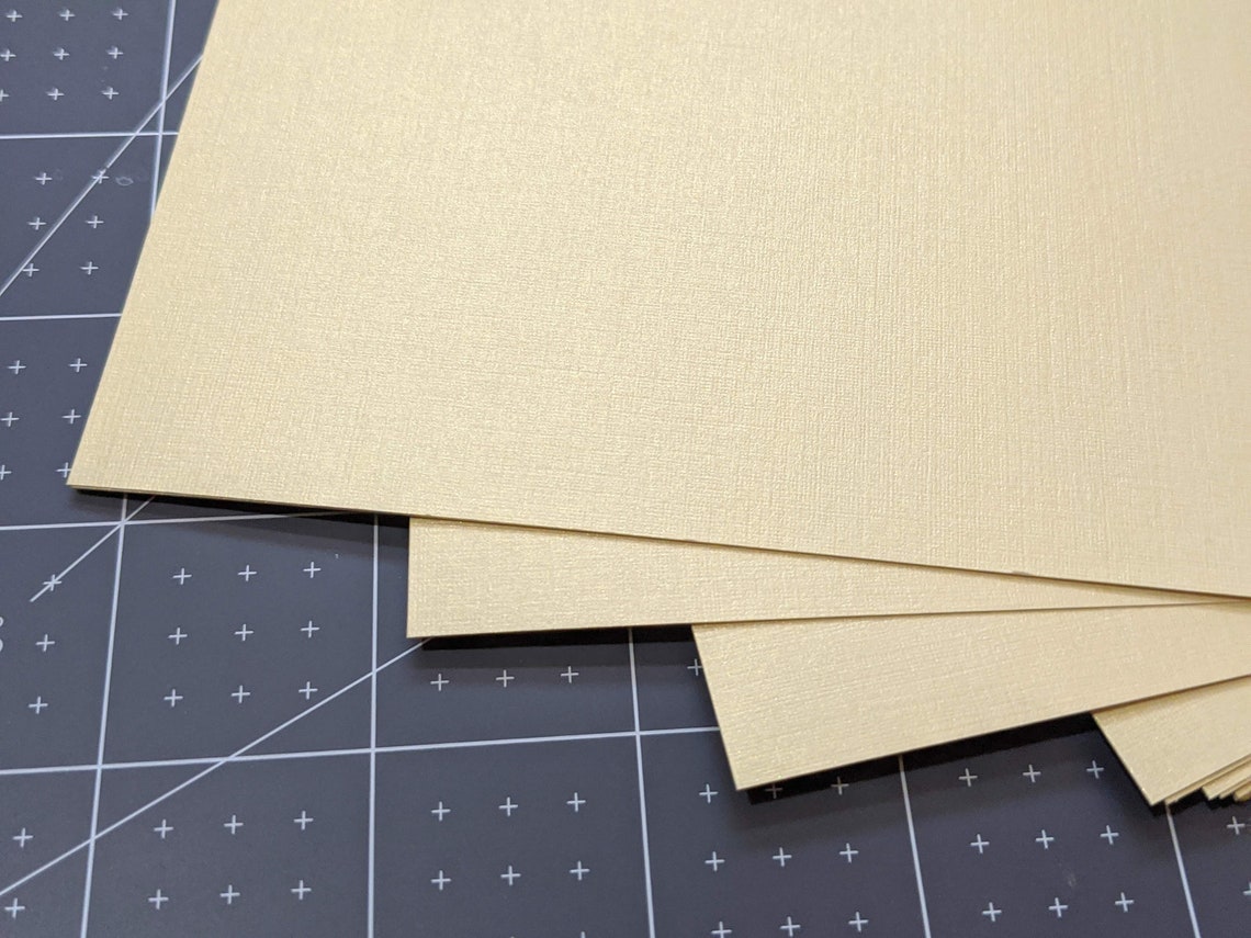 4 x 6 Gold Metallic Cardstock / Set of 25 for Wedding Etsy