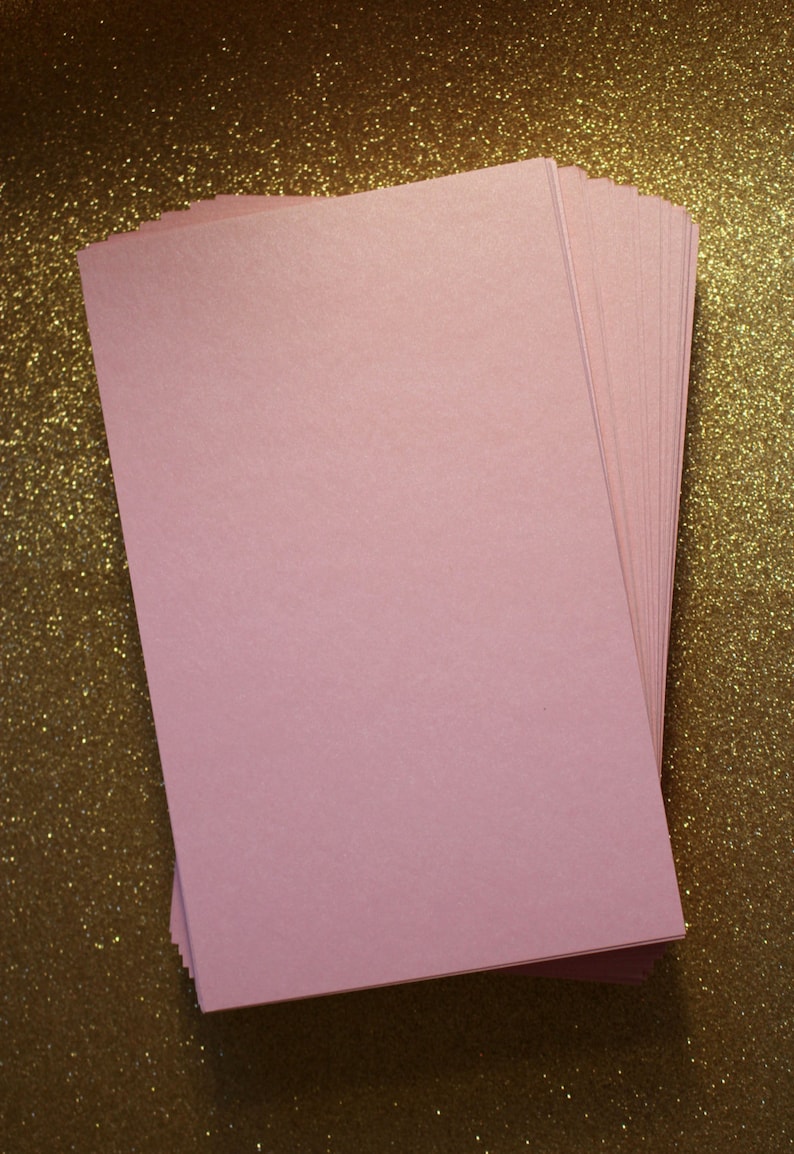 Pink Cardstock 5 X 7 Cardstock Pink Metallic Paper for Etsy