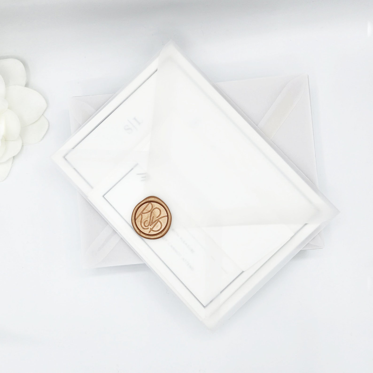 Clear Vellum Envelopes for 5 X 7 Invitations Transparent Etsy