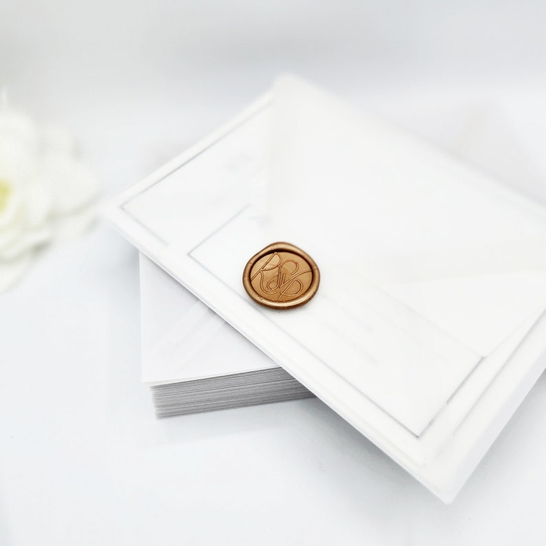 Clear Vellum Envelopes for 5 X 7 Invitations Transparent Etsy